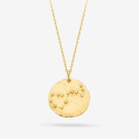 Vorschau: Constellation Scorpio Medallion Gold - Halsketten - 18k vergoldet