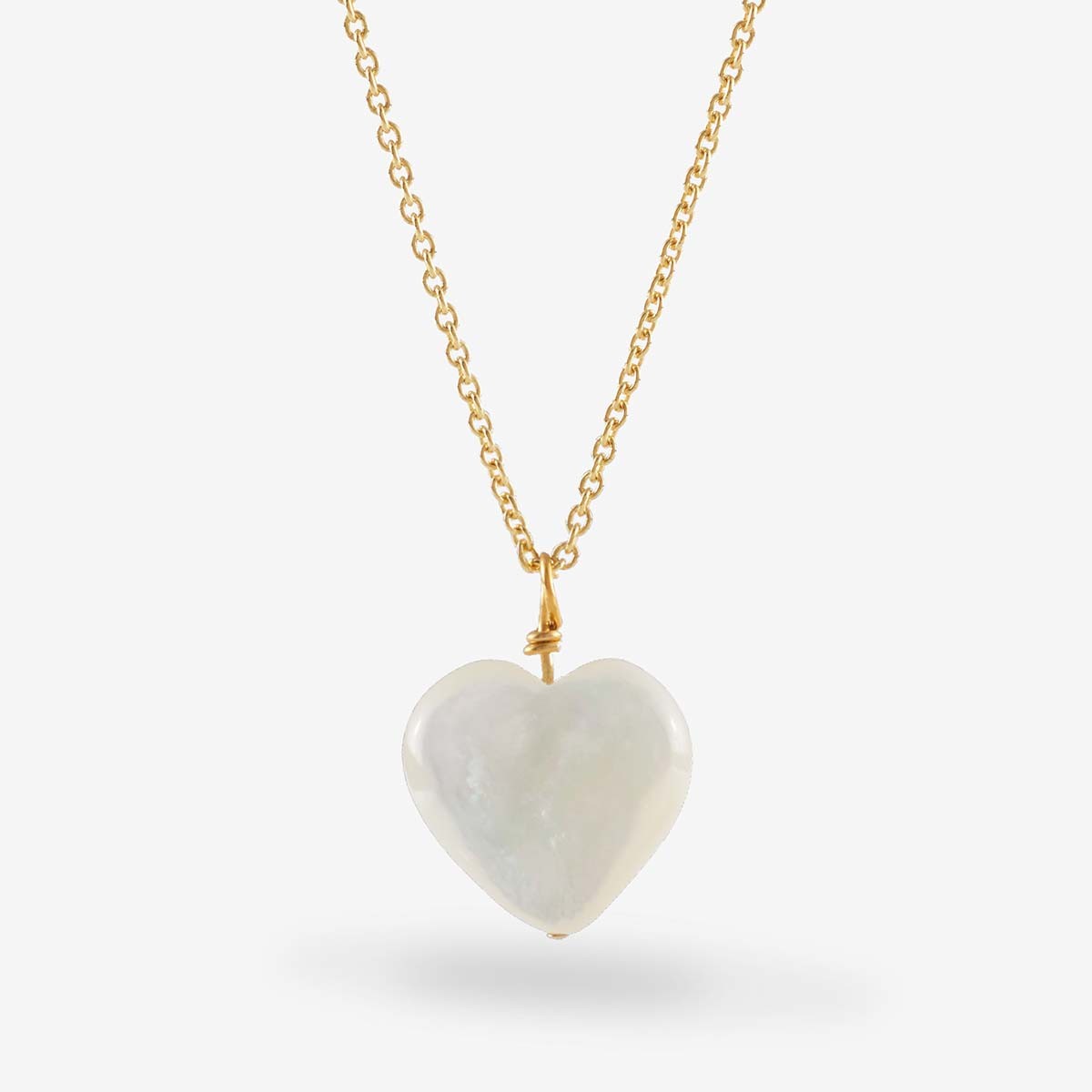 Heart - Halskette - 18k vergoldet