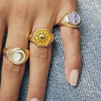 Vorschau: Gold Honey Sunlight - Ringe - 18k vergoldet