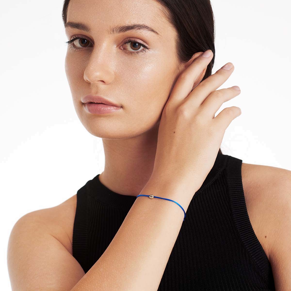The Golden One royal blue - Armband - 14k Gold