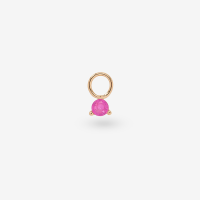 Vorschau: Crystal Pink - Ohrringanhänger - 18k vergoldet