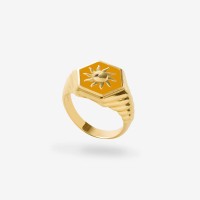 Vorschau: Gold Honey Sunlight Ring - Ringe - 18k vergoldet