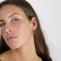 Vorschau: Fine Creoles Big - Creolen - 14k Gold