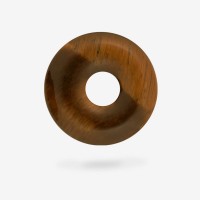 Vorschau: Medium Tiger Eye - Kreolen Anhänger