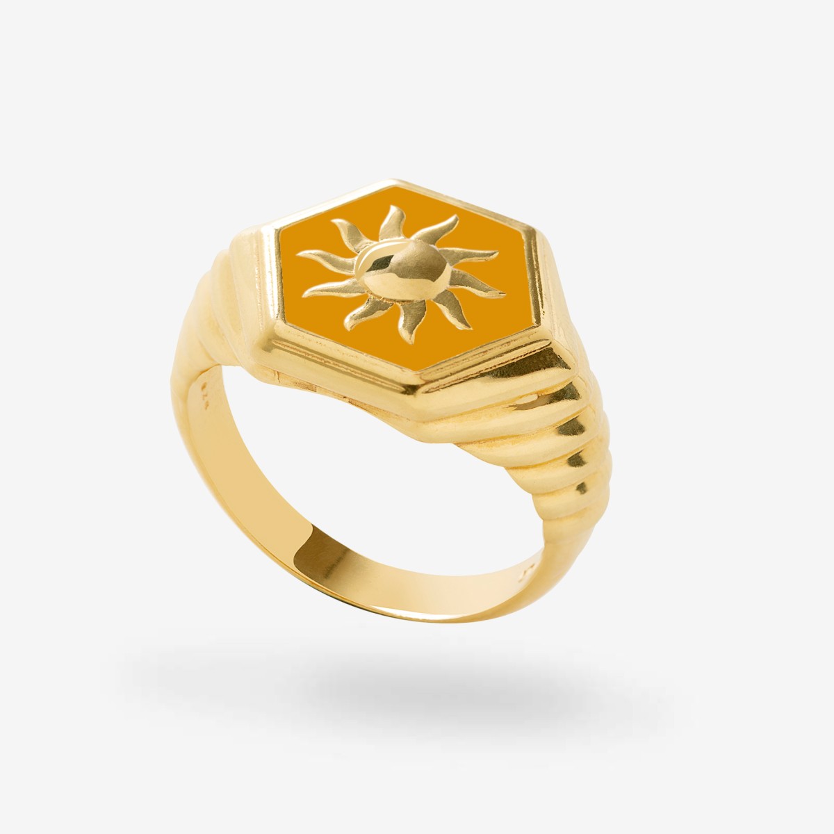 Gold Honey Sunlight Ring - Ringe - 18k vergoldet