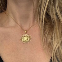 Vorschau: The Sun Tarot Yasemi Chain - Halsketten - 24k vergoldet