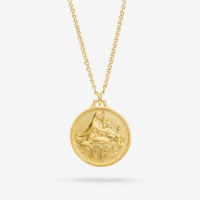 Vorschau: Zodiac Virgo Medallion Gold - Halsketten - 18k vergoldet