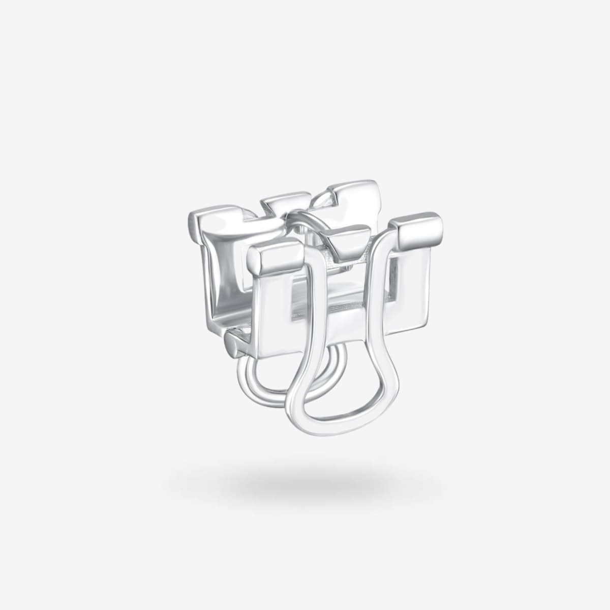 Binder Essential Mono Silver - Single Ohrring - Silber