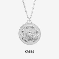 Vorschau: Zodiac Cancer Medallion Silver - Halsketten - Silber