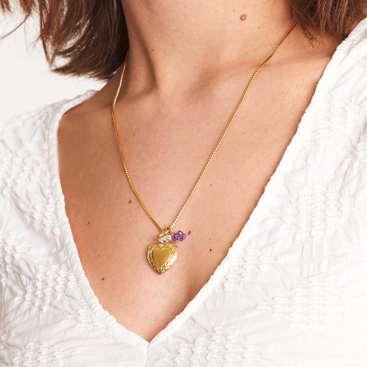 Immaculate Heart Necklace - Halsketten - 18k vergoldet