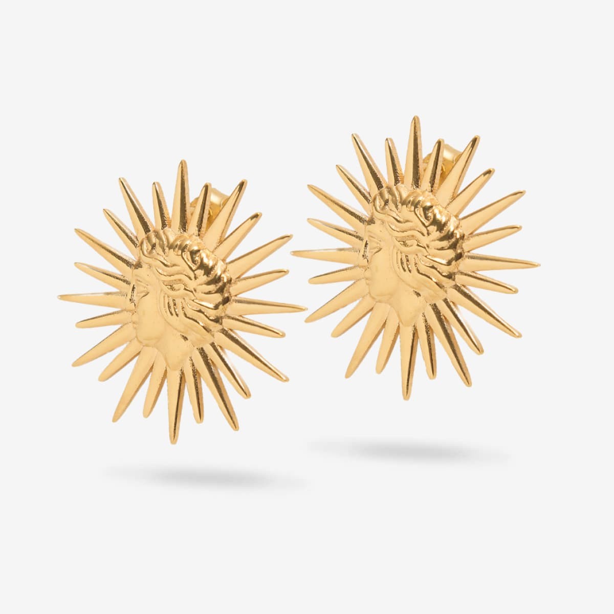 Golden Sun Earrings - Ohrstecker - 24k vergoldet