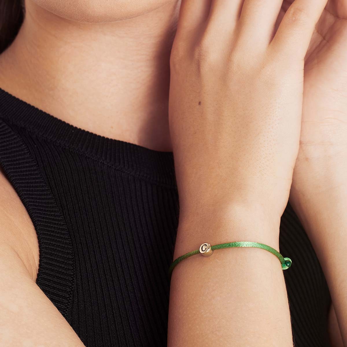 The One A-Z emerald - Armband - 14k Gold