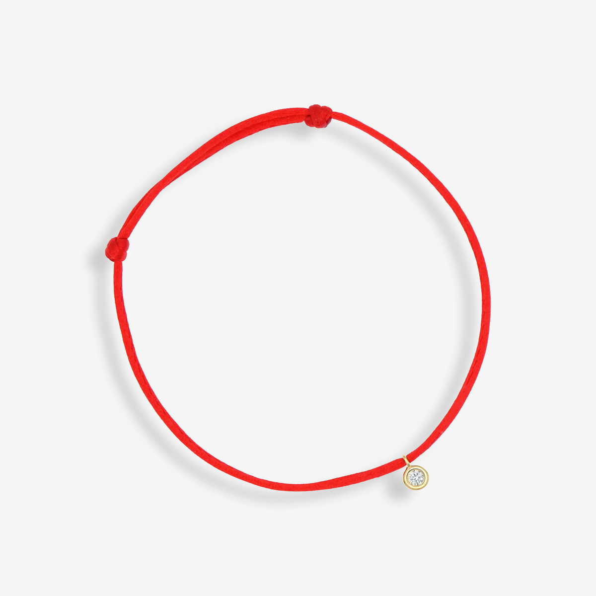 The Good One red - Armband - 18k Gelbgold