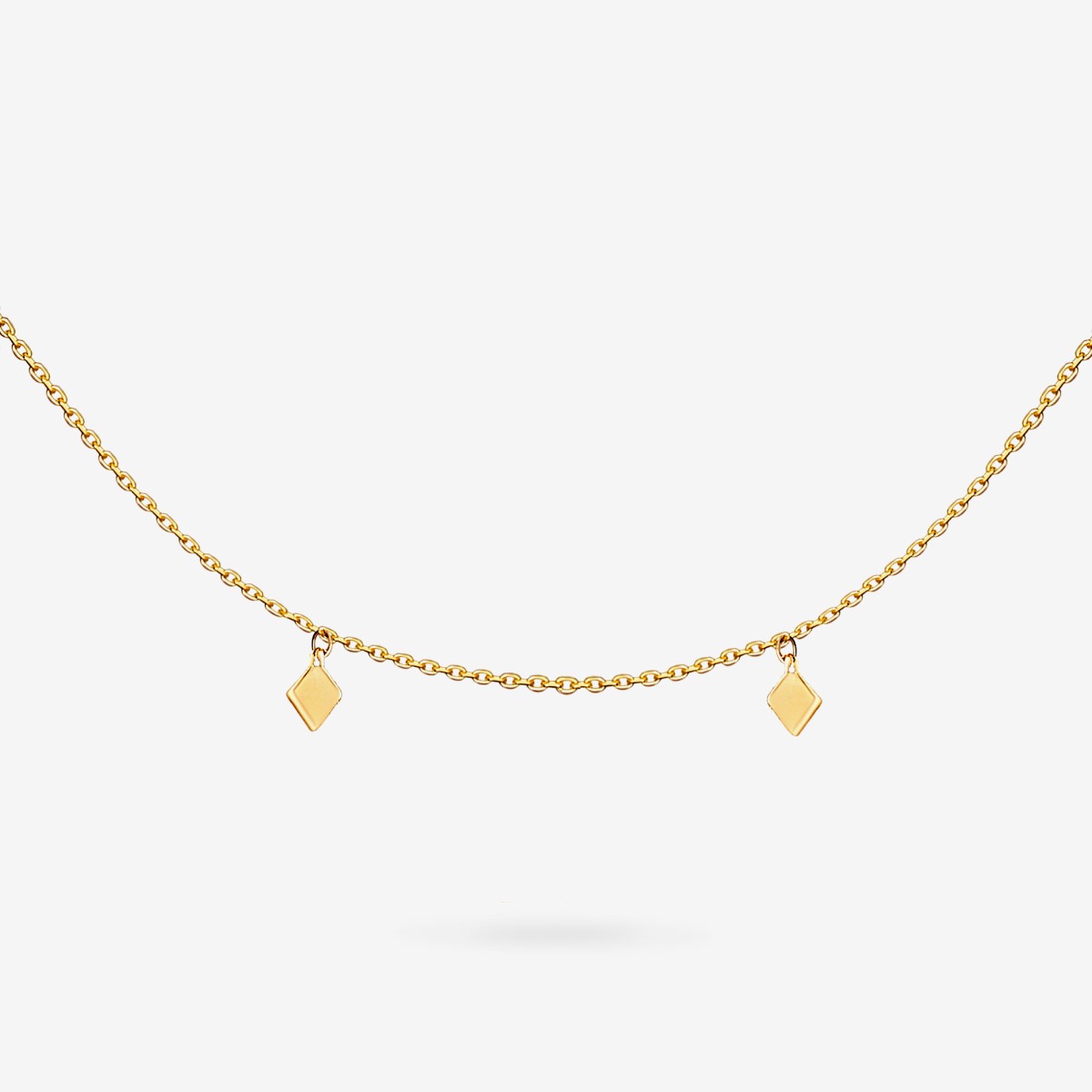 Tribal Charm Long - Halskette - 14k Gold