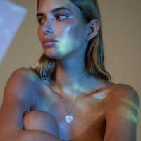 Vorschau: Constellation Scorpio Medallion Gold - Halsketten - 18k vergoldet