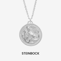 Vorschau: Zodiac Capricorn Medallion Silver - Halsketten - Silber