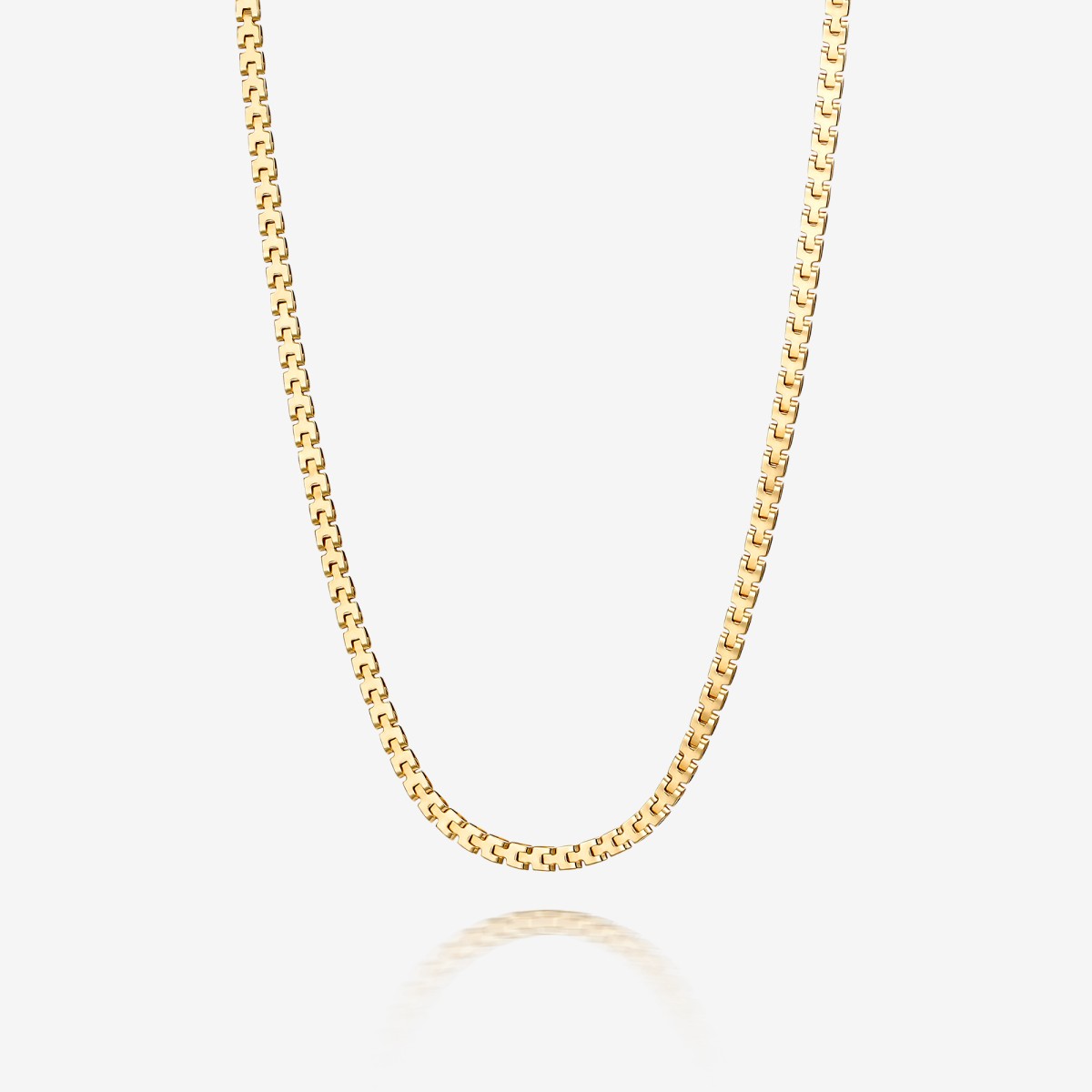 Zip Chain 36cm - Halskette - 18k vergoldet