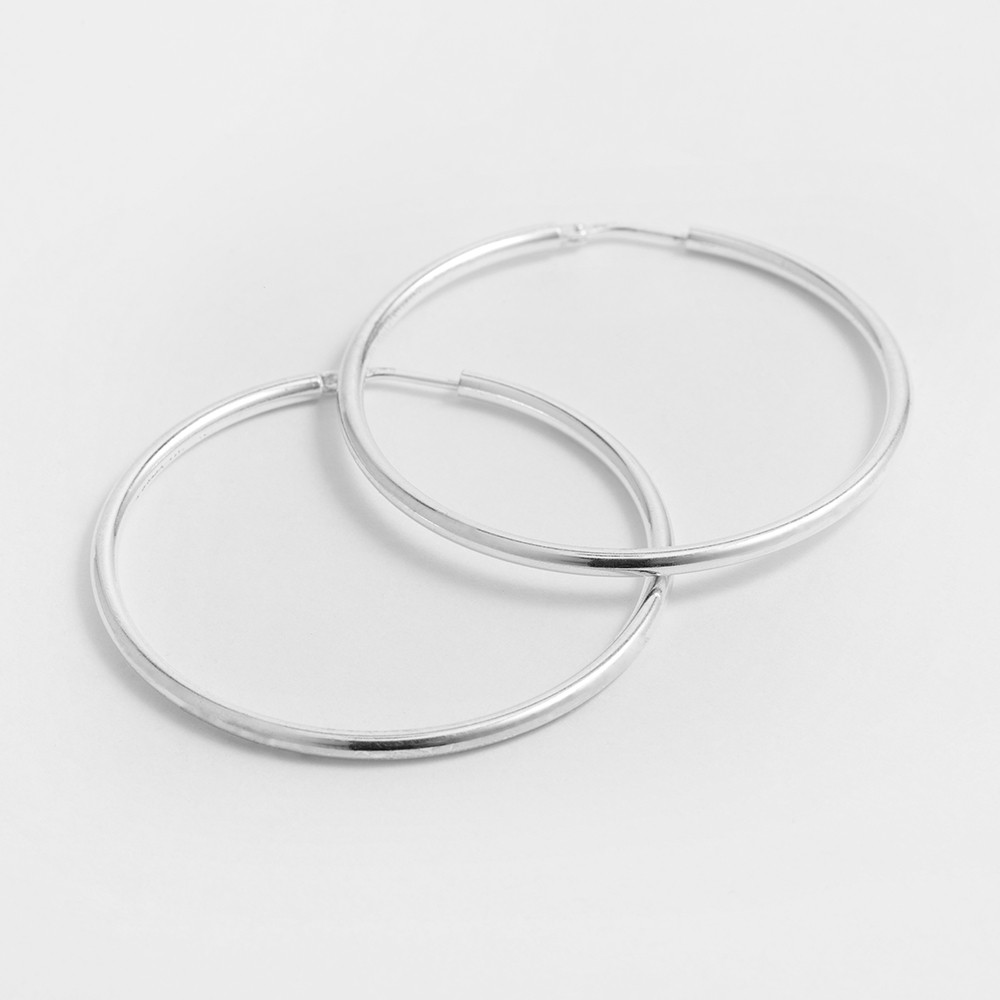 Lexa Maxi – Creolen – Silber