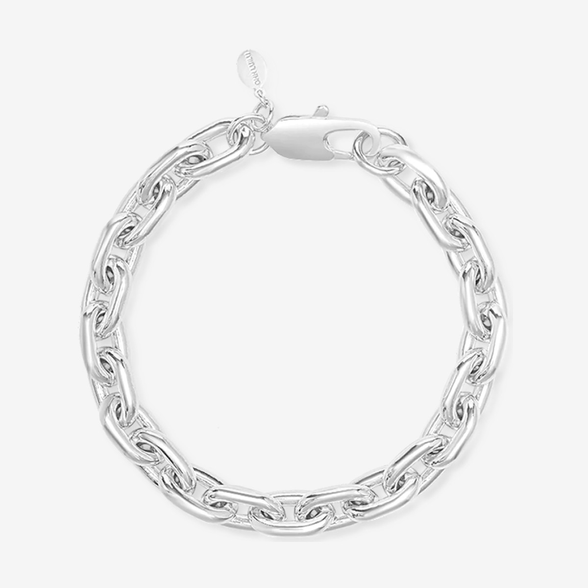 Chunky Bracelet 19 cm - Armbänder - Silber