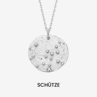 Vorschau: Constellation Sagittarius Medallion Silver - Halsketten - Silber