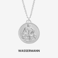 Vorschau: Constellation Aquarius Medallion Silver - Halsketten - Silber
