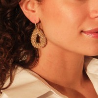 Vorschau: Dark Nude Earrings Berry Drop L - Ohrringe - 18k vergoldet