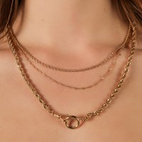Vorschau: Nerola Necklace - Halsketten - 24k vergoldet