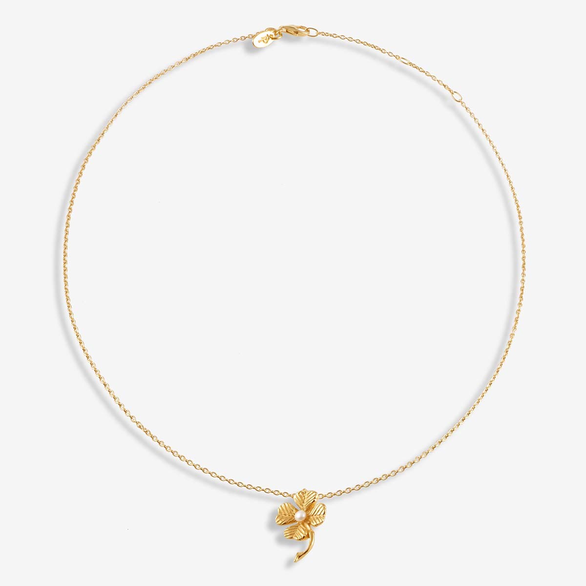 Klover Pearl - Halskette - 24k vergoldet
