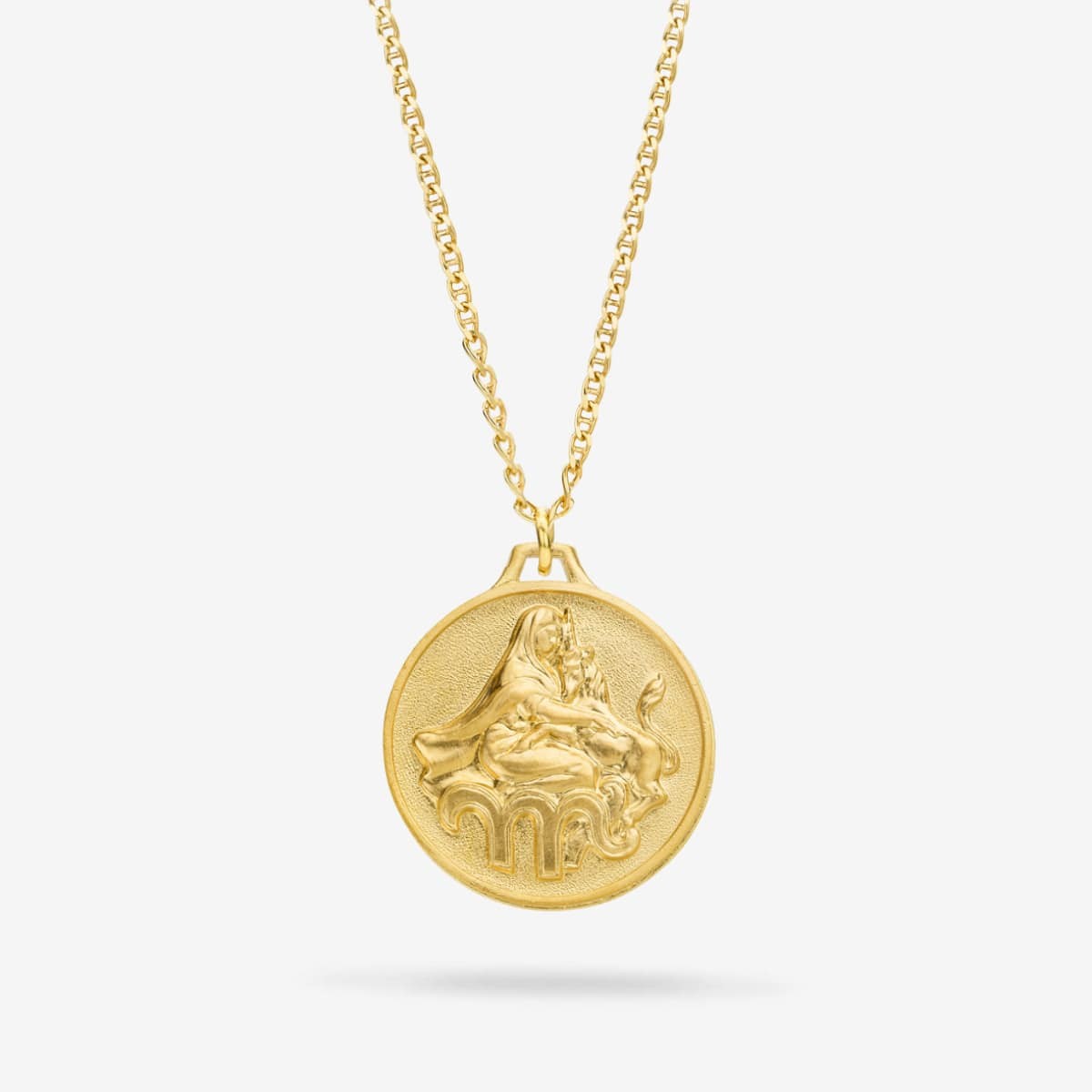 Zodiac Virgo Medallion Gold - Halsketten - 18k vergoldet
