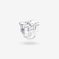 Vorschau: Binder Essential Mono Silver - Single Ohrring - Silber