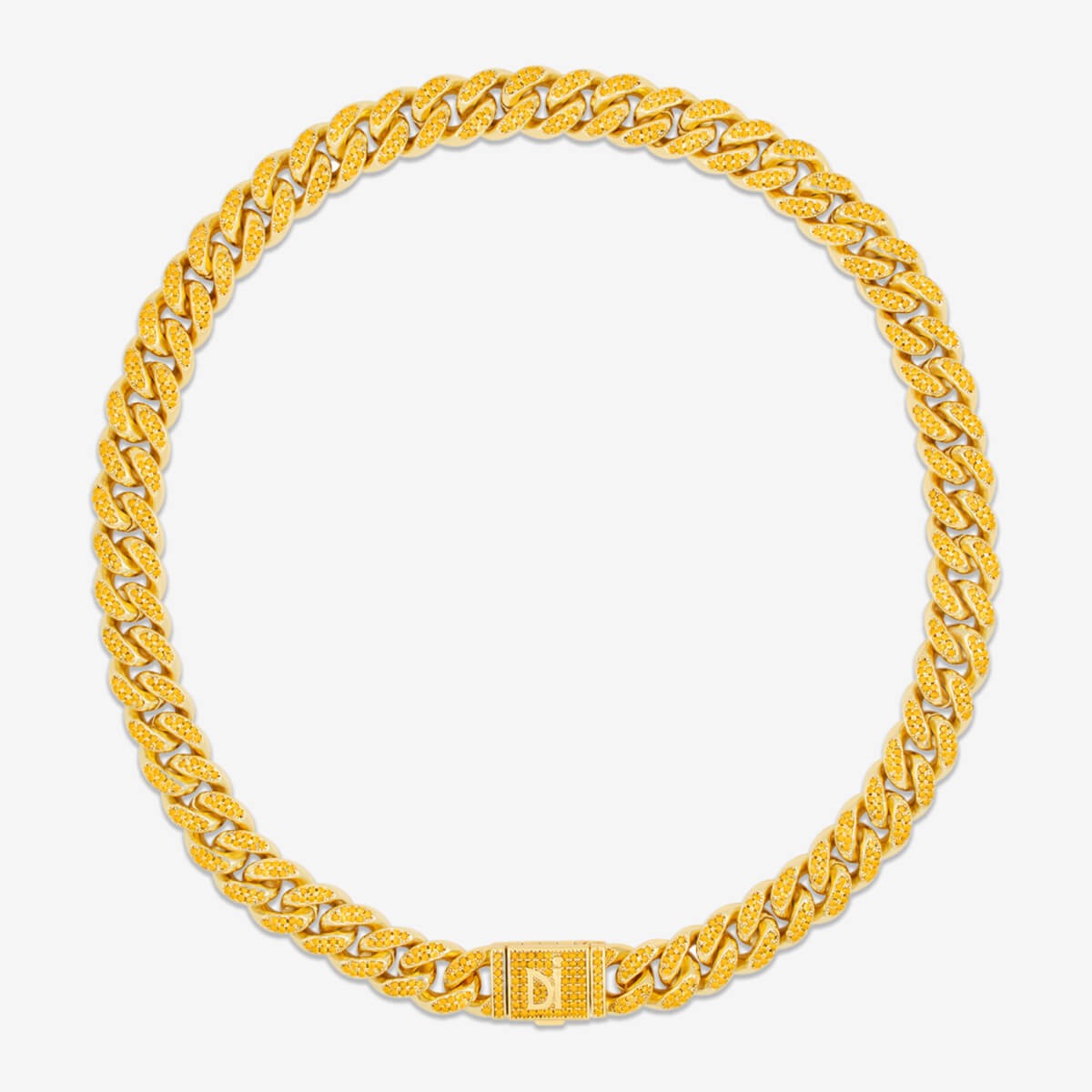 Cuban Pave Tiger - Halsketten - 18k vergoldet