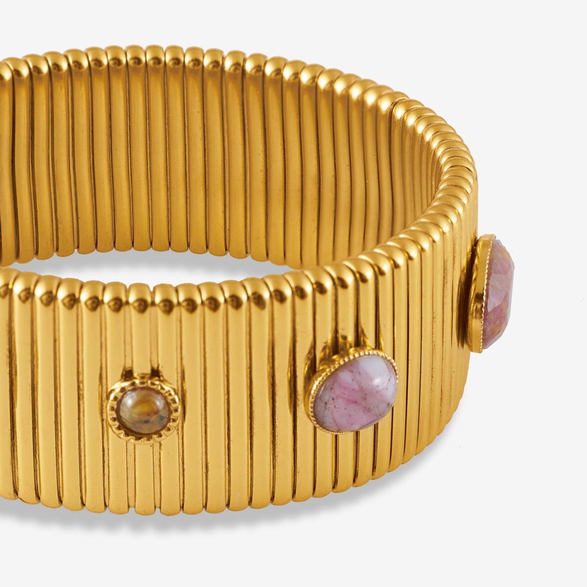 Strada Pink - Armband - 24k vergoldet