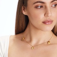 Vorschau: Scarlett - Halskette - 14k vergoldet
