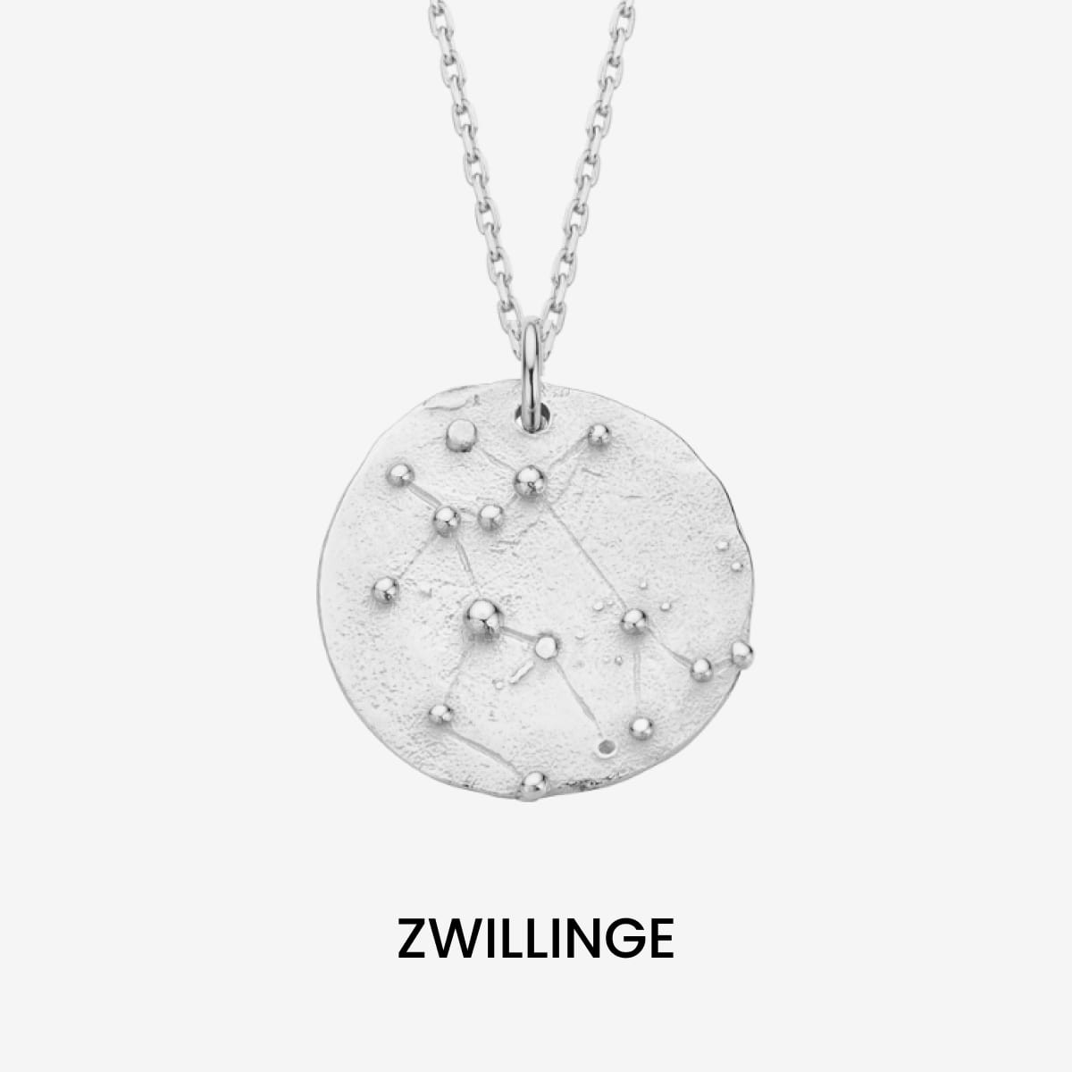 Constellation Gemini Medallion Silver - Halsketten - Silber