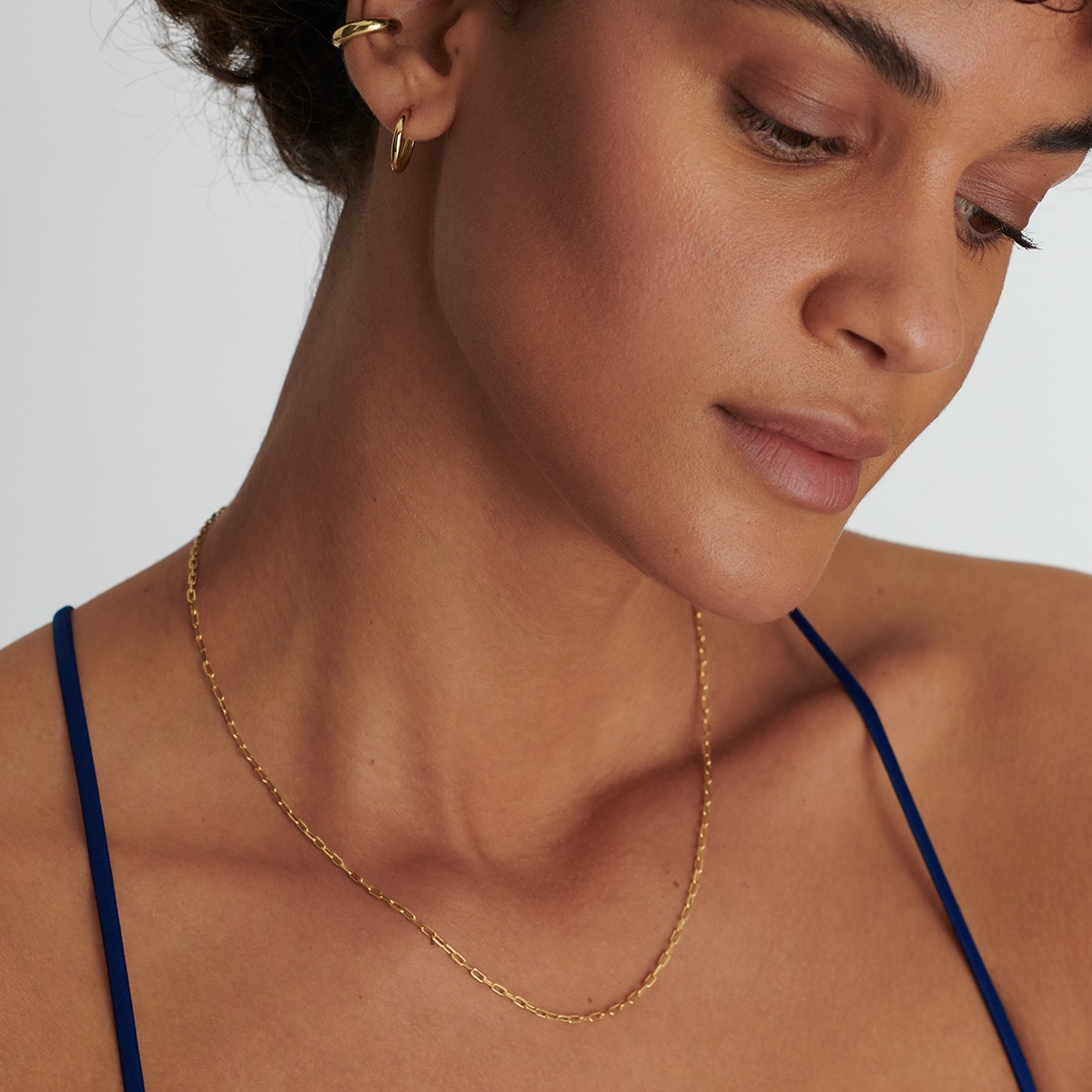 Amélie 2mm - Halsketten - 18kt vergoldet