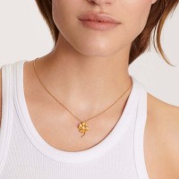 Vorschau: Klover Pearl - Halskette - 24k vergoldet