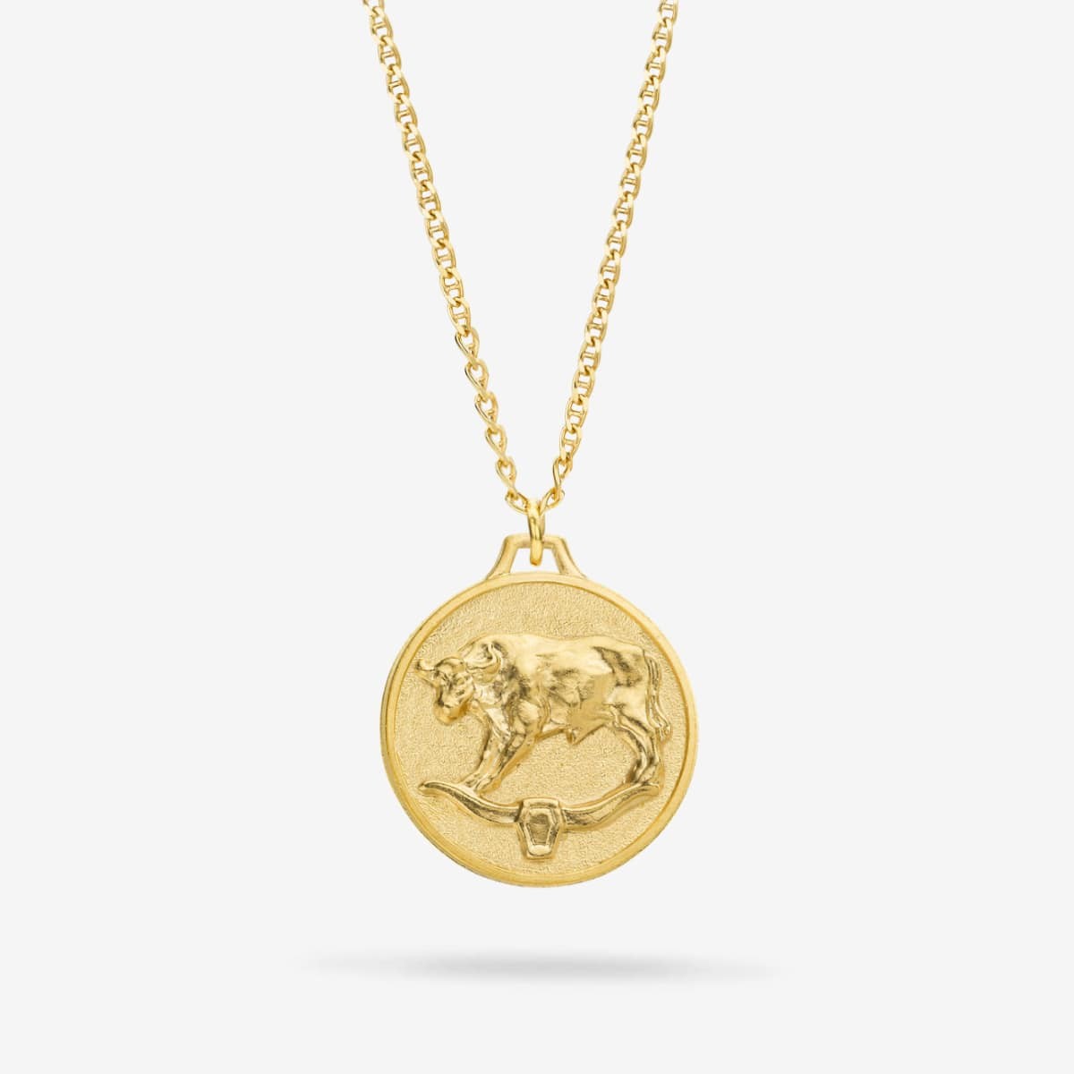 Zodiac Taurus Medallion Gold - Halsketten - 18k vergoldet