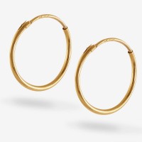 Vorschau: What Goes Around Large - Creolen - 14k Gold