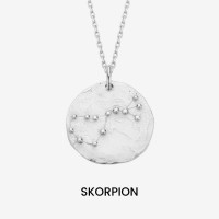 Vorschau: Constellation Scorpio Medallion Silver - Halsketten - Silber