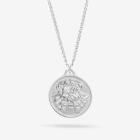 Vorschau: Zodiac Gemini Medallion Silver - Halsketten - Silber