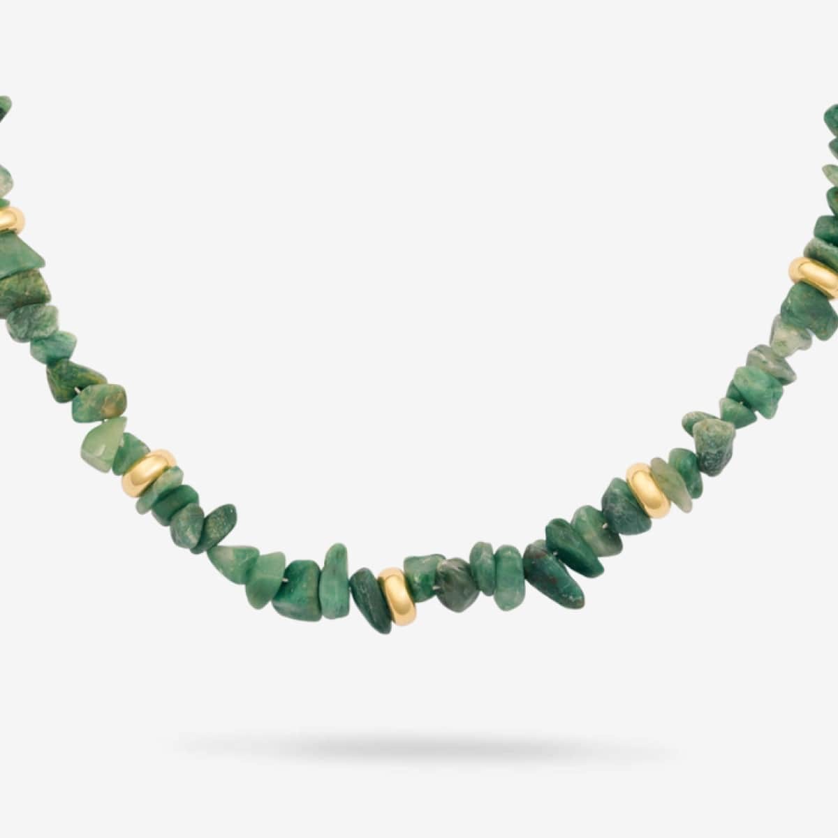 Prase Chain without Pearl - Halsketten - 18k vergoldet