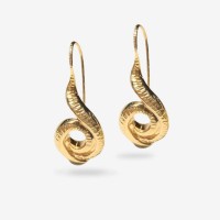 Vorschau: Surrea Goldplated Earrings - Ohrhänger - 22k vergoldet