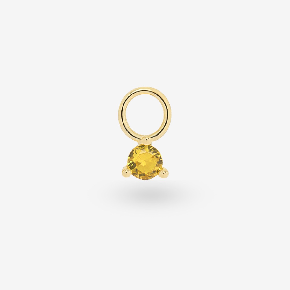 Crystal Yellow - Ohrringanhänger - 18k vergoldet