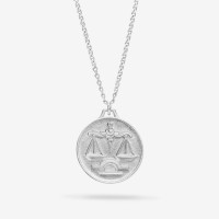 Vorschau: Zodiac Libra Medallion Silver - Halsketten - Silber