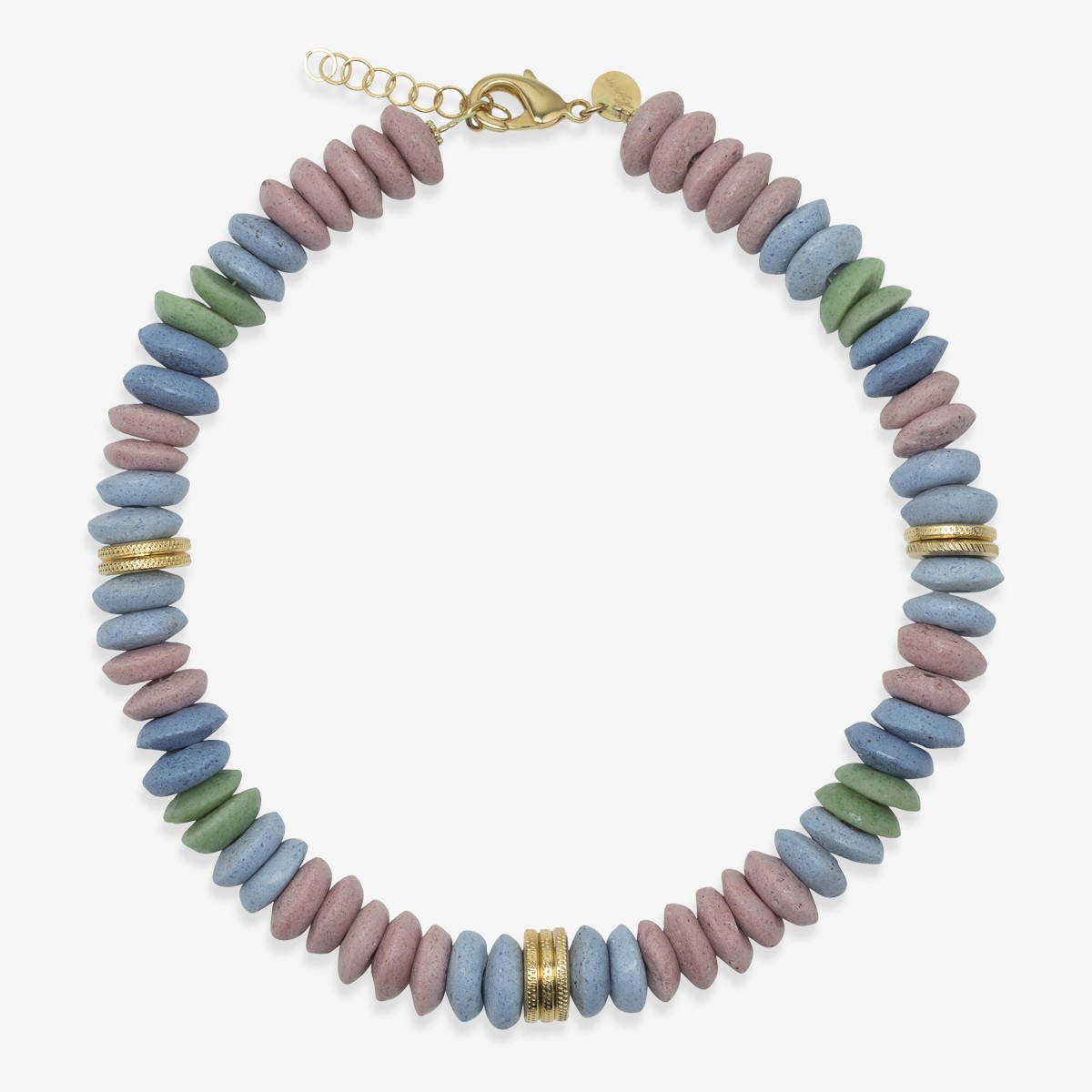 Confetti Pastel - Halsketten - 24k vergoldet