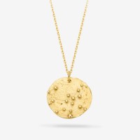 Vorschau: Constellation Sagittarius Medallion Gold - Halsketten - 18k vergoldet