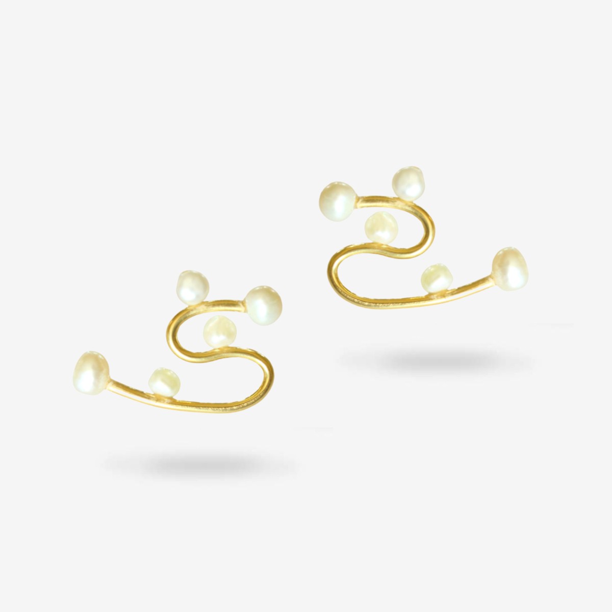 The Tenderness Of Your Voice - Ohrringe - 18k vergoldet