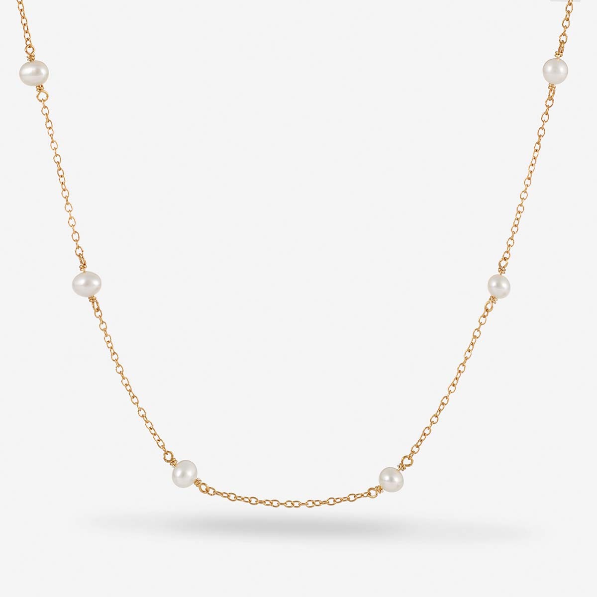 Roxy - Perlenketten - 18k vergoldet
