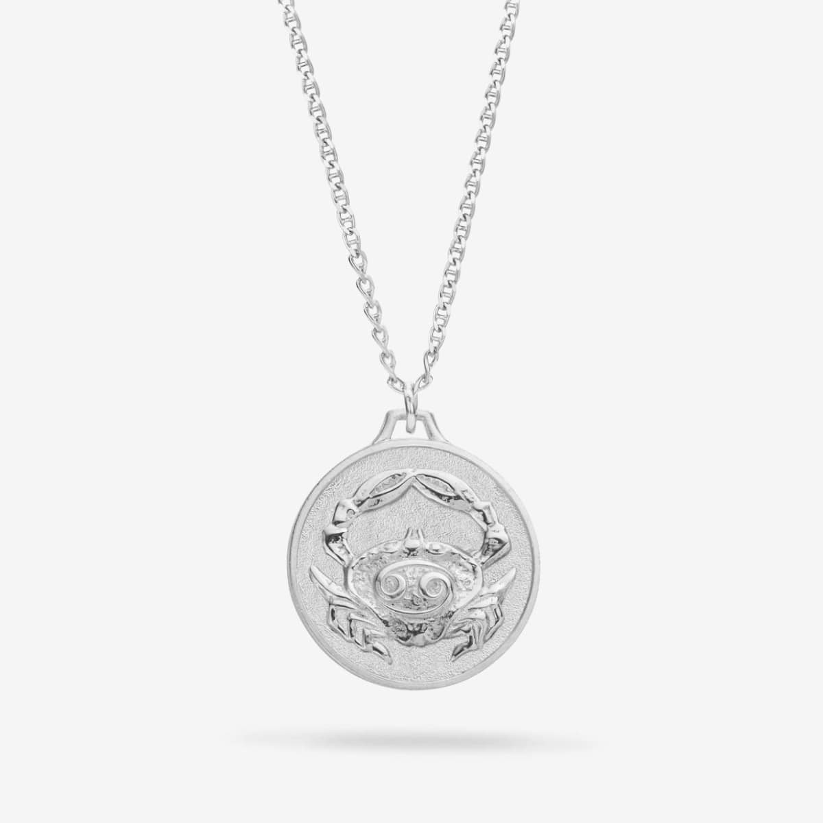 Zodiac Cancer Medallion Silver - Halsketten - Silber