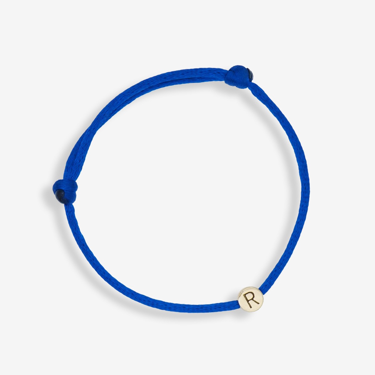 The One A-Z royal blue - Armband - 14k Gold